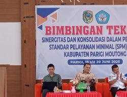 Optimalisasi Layanan Dasar, Pemda Parimo Libatkan OPD Bimtek SPM