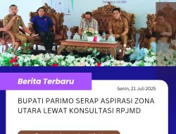 Bupati Parimo Serap Aspirasi Zona Utara Lewat Konsultasi RPJMD