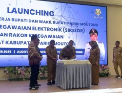 Pemkab Parimo Luncurkan Sistem Kepegawaian Elektronik (Sikelor)