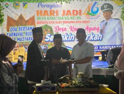Bupati Parimo Dorong Desa Kayu Agung Jadi Percontohan Lewat Program Gerbang Desa