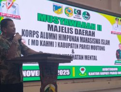 Wakil Bupati Buka Musda II dan Seminar Kesehatan Mental KAHMI Parimo