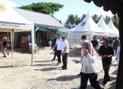 Pastikan Siap Beroperasi, Bupati Parimo Cek Lokasi Pasar Ramadan