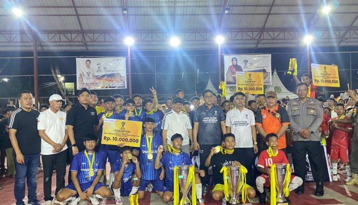Turnamen Futsal Pelajar Piala Bergilir Bupati Parimo 2026 Resmi Ditutup, Jadi Ajang Lahirkan Generasi Juara