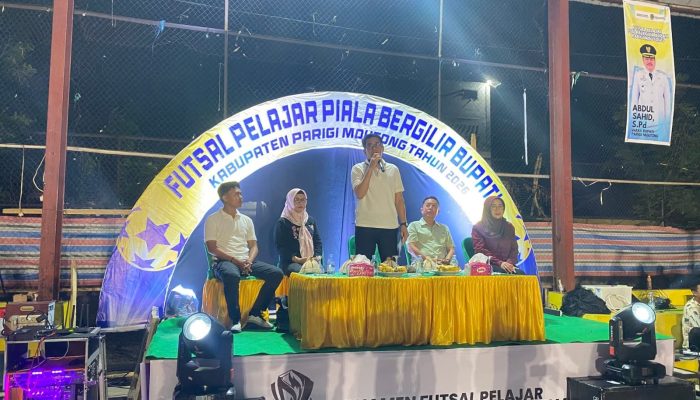 Semarak HUT Parimo: Bupati Resmi Buka Pertandingan Futsal Antar Pelajar
