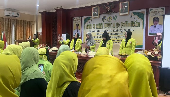 Pelantikan Pengurus Cabang dan Ranting Banaat Alkhairaat, Muslimah MQ Ajak Kader Teladani Perjuangan Guru Tua