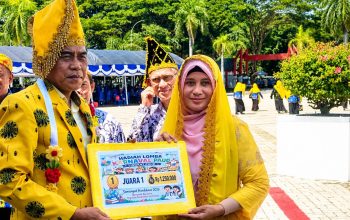 Tampilkan Bomba Saga, TK Negeri 1 Parigi Raih Juara I Karnaval Hardiknas