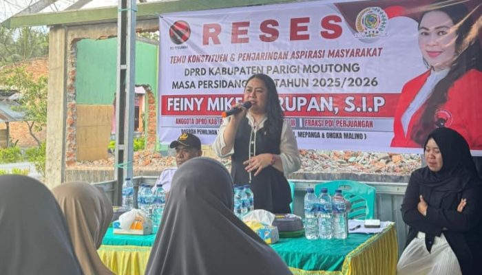 Didominasi Kaum Ibu, Feiny Kairupan Serap Aspirasi UMKM hingga Ketahanan Pangan Keluarga di Desa Ongka