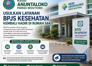 RSUD Anuntaloko Usulkan Layanan BPJS Kesehatan Kembali Dibuka di Rumah Sakit