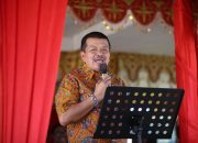 Hadiri HUT ke-19 Desa Khatulistiwa, Wabup Abdul Sahid Ajak Warga Perkuat Gotong Royong dan Dukung Pembangunan