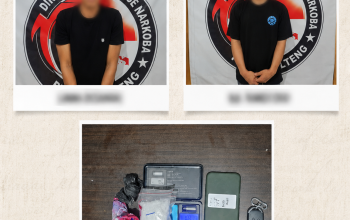 Bawa 103 Gram Sabu dari Palu, Dua Pria Diamankan Ditresnarkoba Polda Sulteng