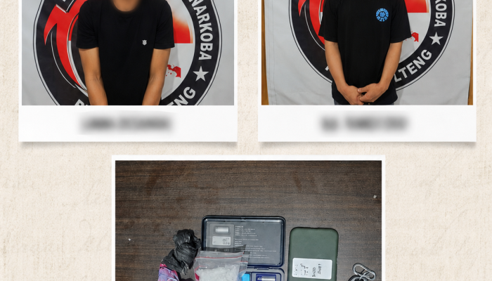 Bawa 103 Gram Sabu dari Palu, Dua Pria Diamankan Ditresnarkoba Polda Sulteng
