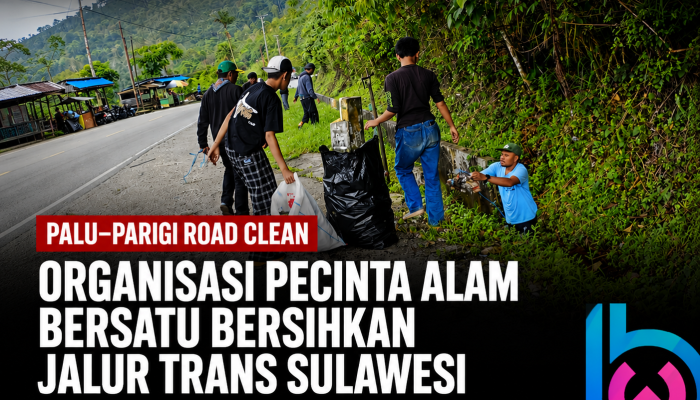 Berawal dari Keresahan, Komunitas Pecinta Alam Bersihkan Jalur Trans Sulawesi