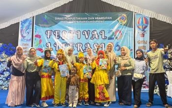 TBM Sou Mpelava Meriahkan Festival Literasi Parimo 2026 melalui Pembacaan Nyaring Cerita Anak Dwibahasa