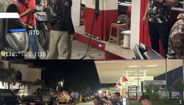 Polres Parimo Sidak SPBU Sausu, Dugaan Permainan Solar Subsidi