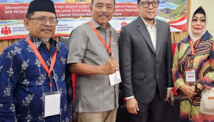 Ketua DPRD Parimo Hadiri RAPIMNAS FORKONA PPDOB, Berkomitmen Mengawal Pemekaran
